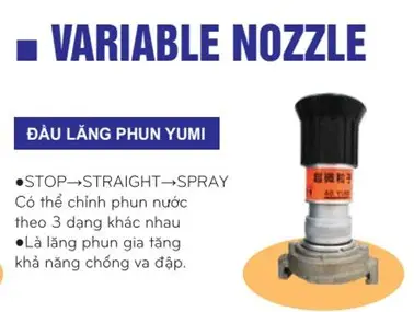 Lăng phun YUMI: DN50-DN65